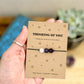 Thinking Of You Gift, Personalised Bracelet, Meaningful Letterbox Gift, Comfort Gift For Friend, Cheer Up Present