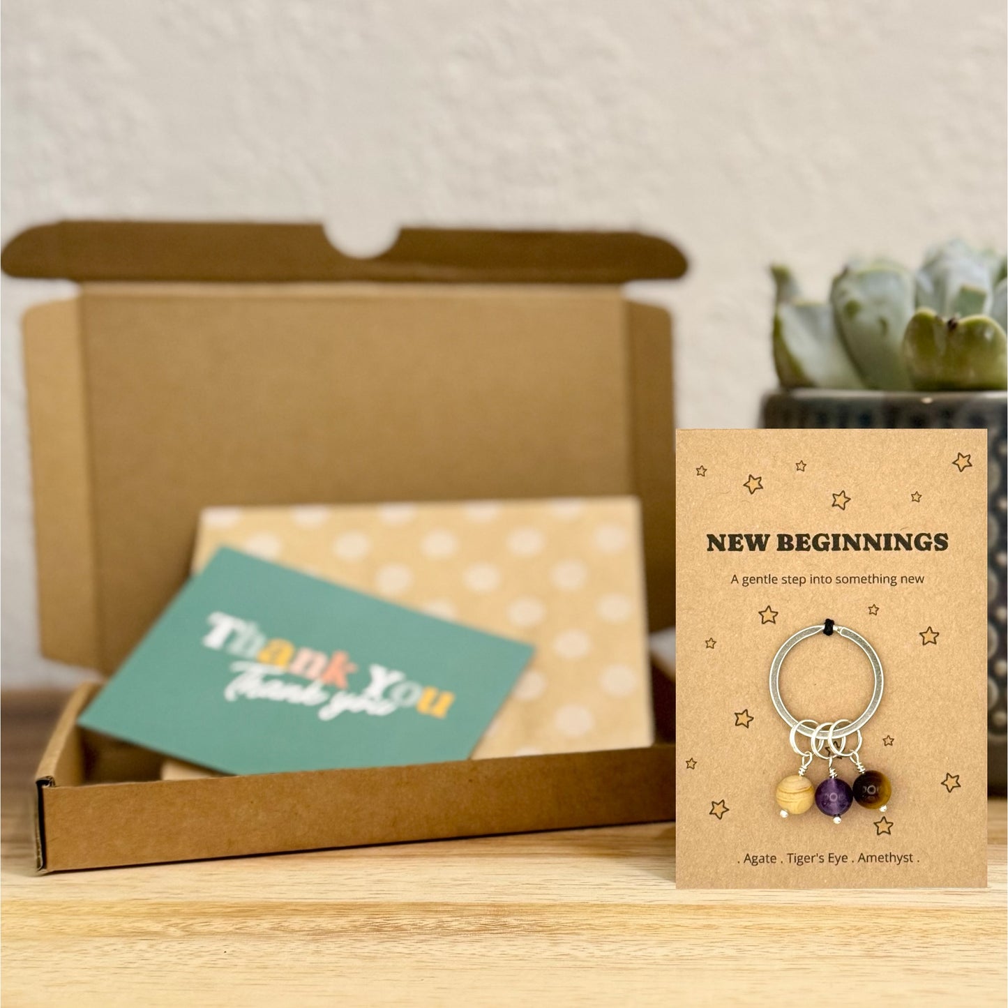 New Beginnings Keyring – New Job or Leaving Gift