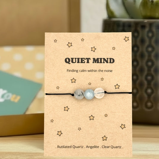 Mindfulness Bracelet or Anklet – Quiet Mind Gift