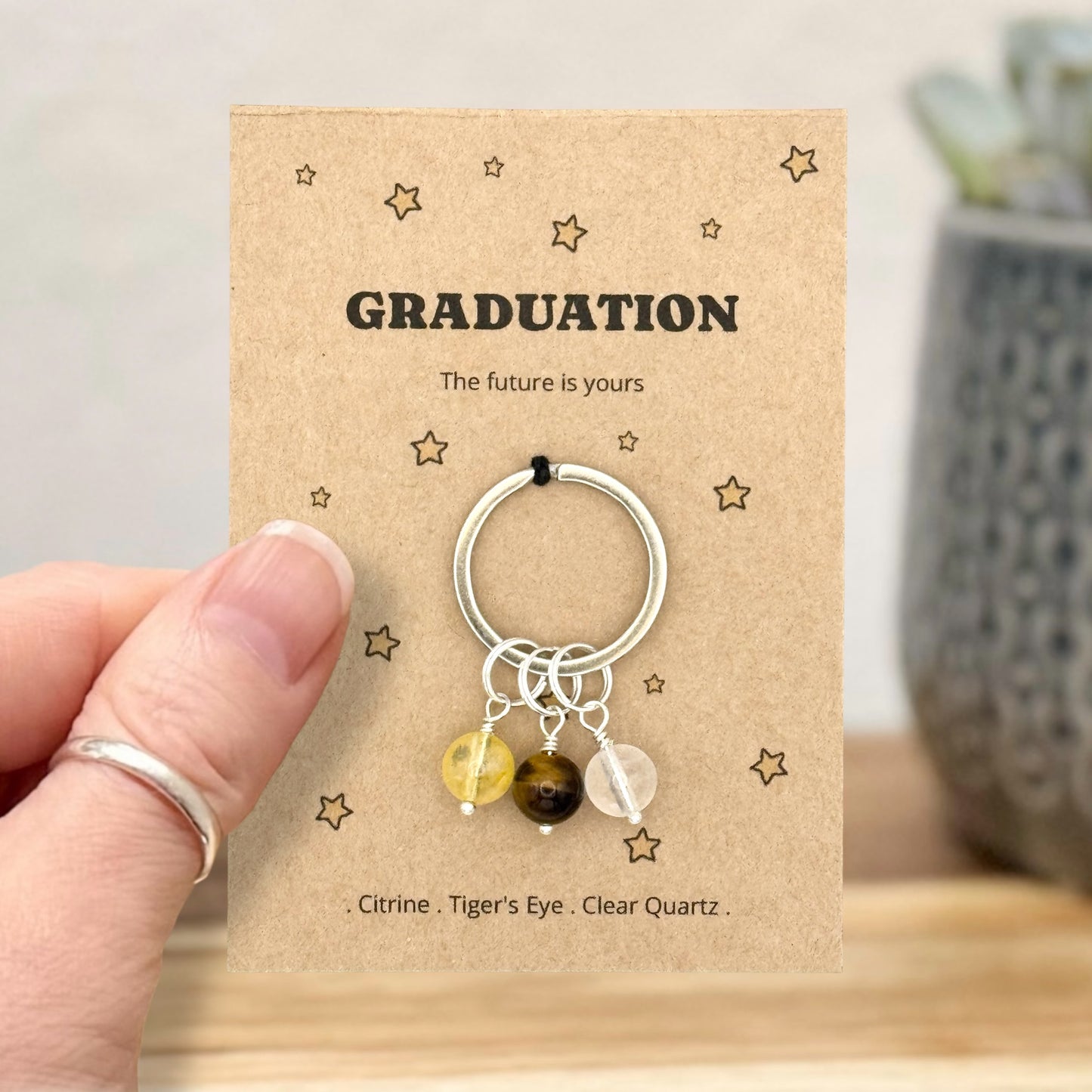 Graduation Keyring Gift, Class of 2026 Gift, Graduate Keepsake, University Graduation Gift, New Chapter Gift