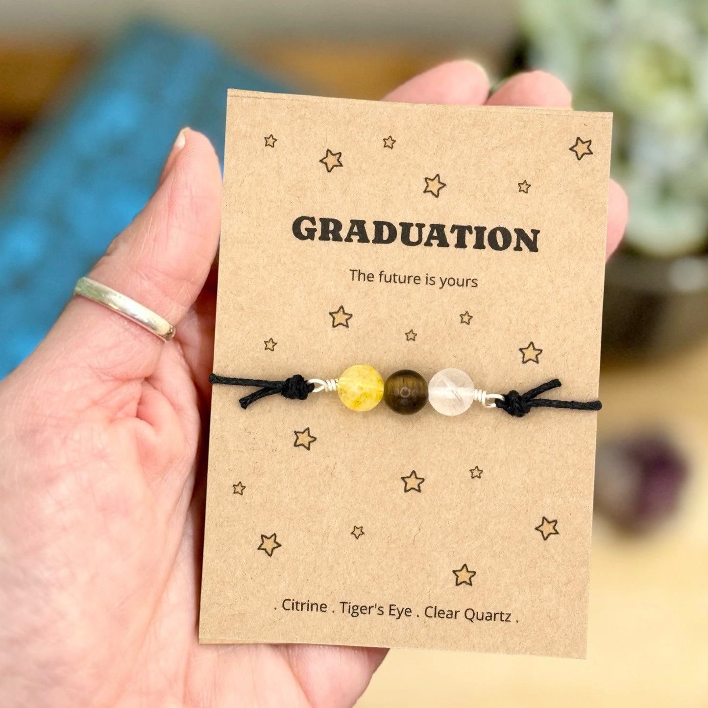 Class of 2026 Graduation Wish Bracelet, Personalised Graduation Gift, School Leaver University Keepsake Jewellery