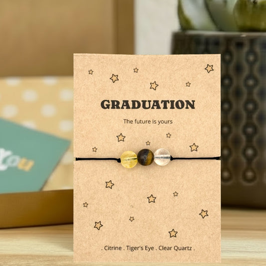 Personalised Graduation Bracelet Congratulations Gift UK