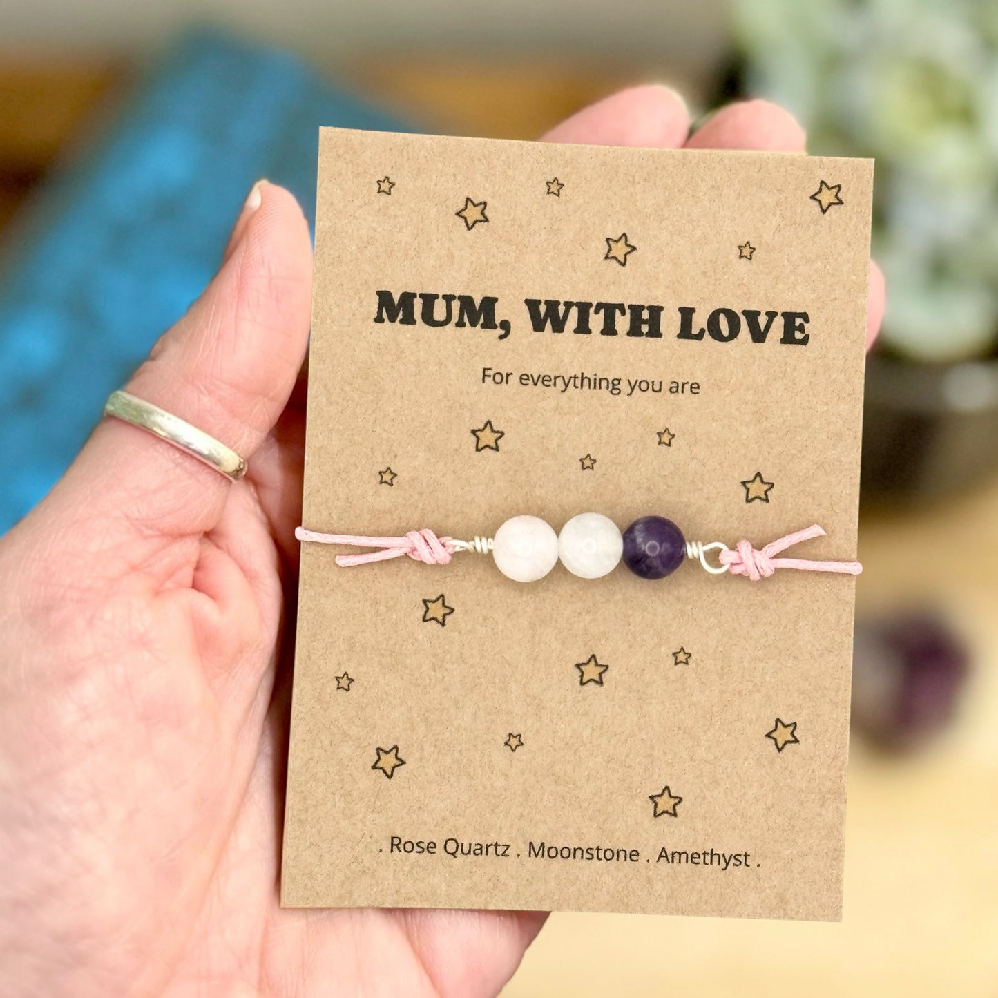 Personalised Mum Bracelet – Mum Birthday Gift Personalised Bracelet for Mum