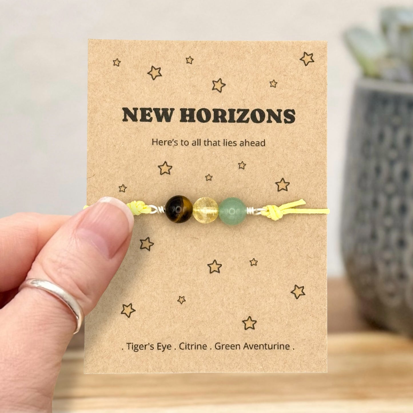 Personalised New Job Bracelet Good Luck Leaving Gift UK