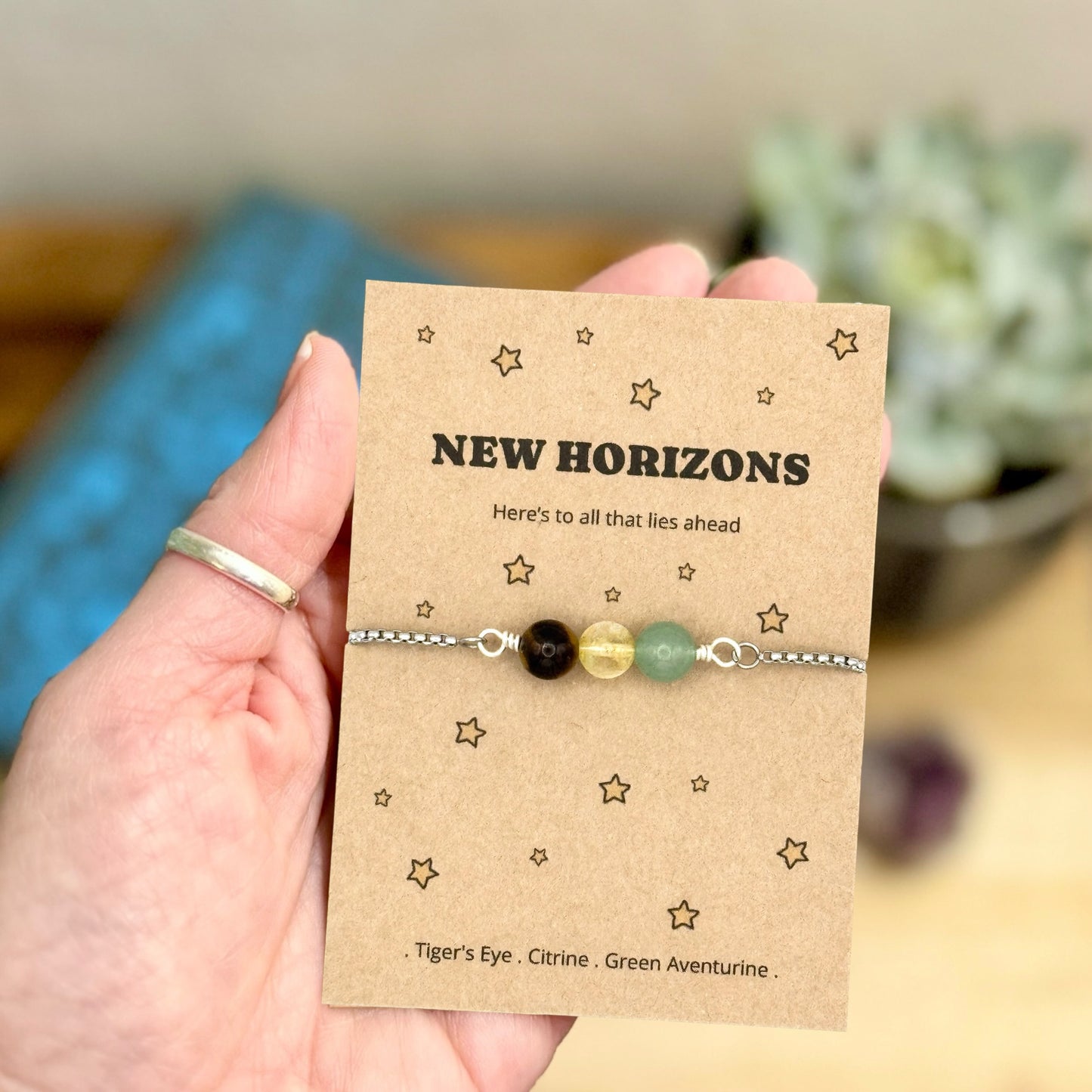 Personalised New Job Bracelet Good Luck Leaving Gift UK