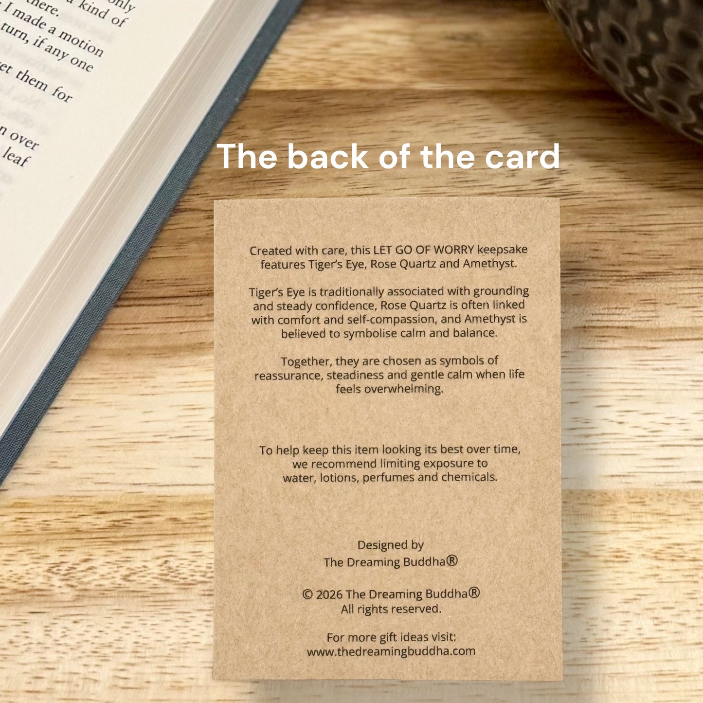 Let Go of Worry Wish Bracelet – Mindfulness Anxiety Gift