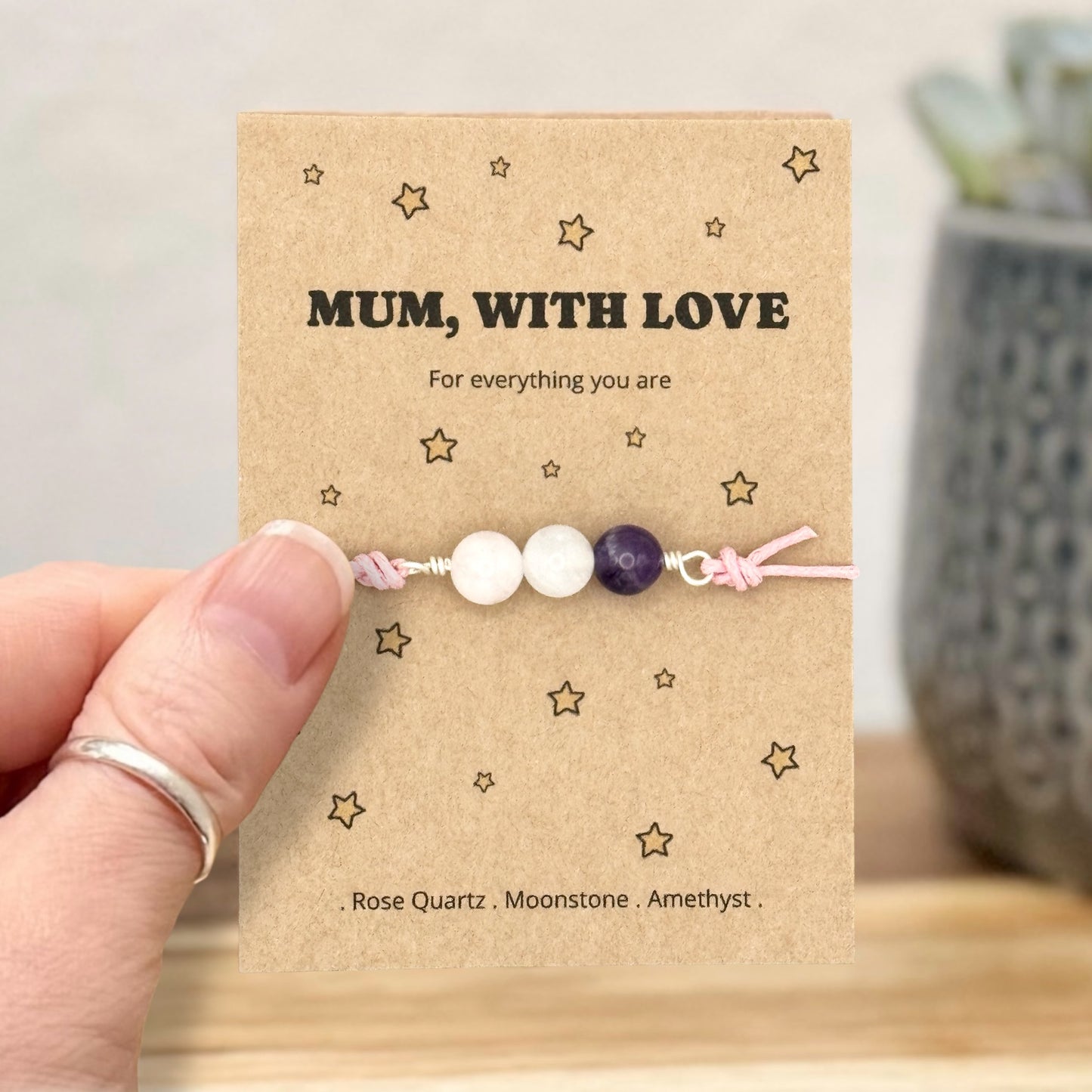 Personalised Mum Bracelet – Mum Birthday Gift Personalised Bracelet for Mum