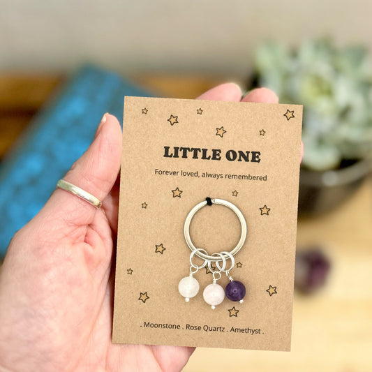 Miscarriage Memorial Keyring Baby Loss Remembrance Gift UK