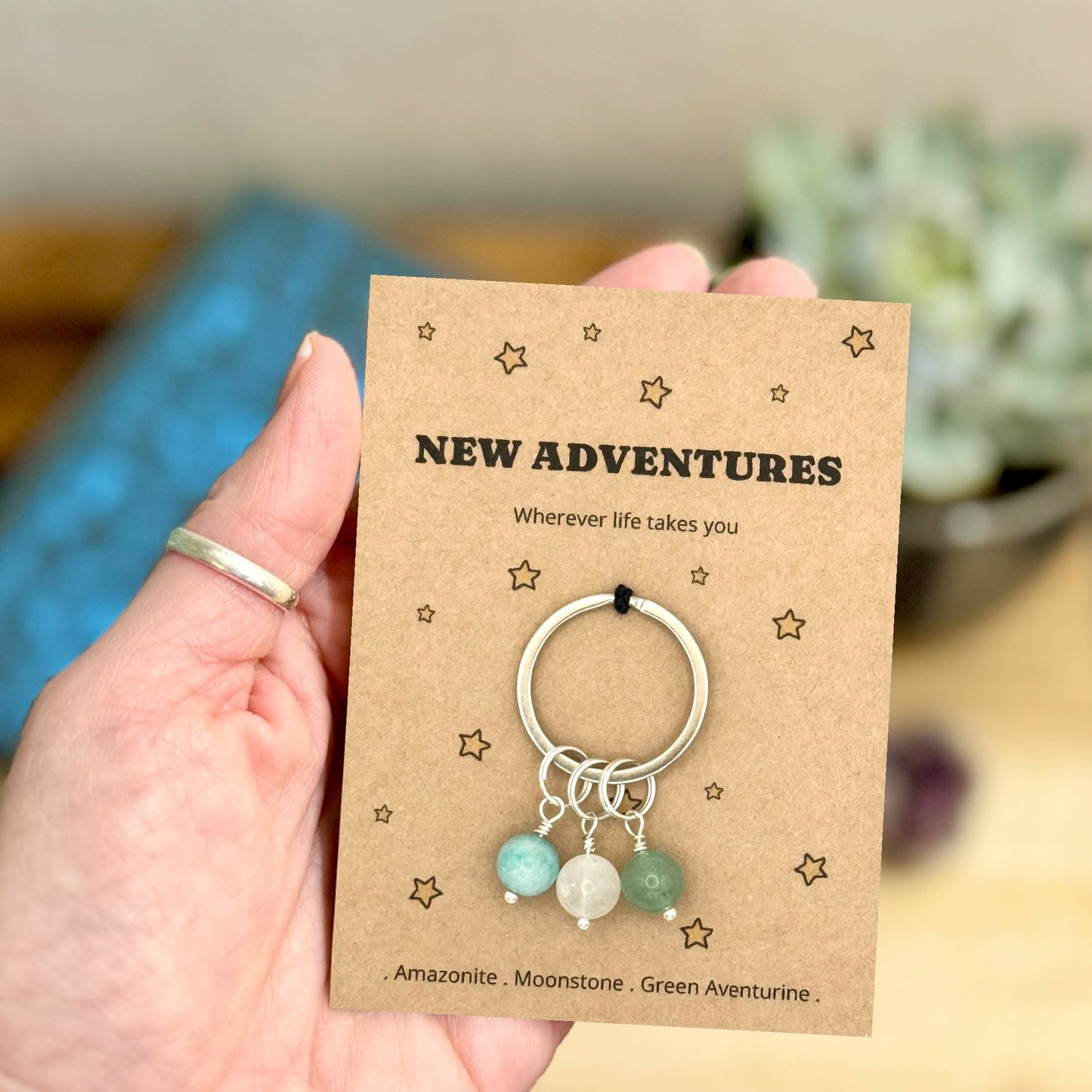 New Adventures Keyring Gift, New Chapter Gift, Leaving Gift, New Job Gift, Life Change Keepsake
