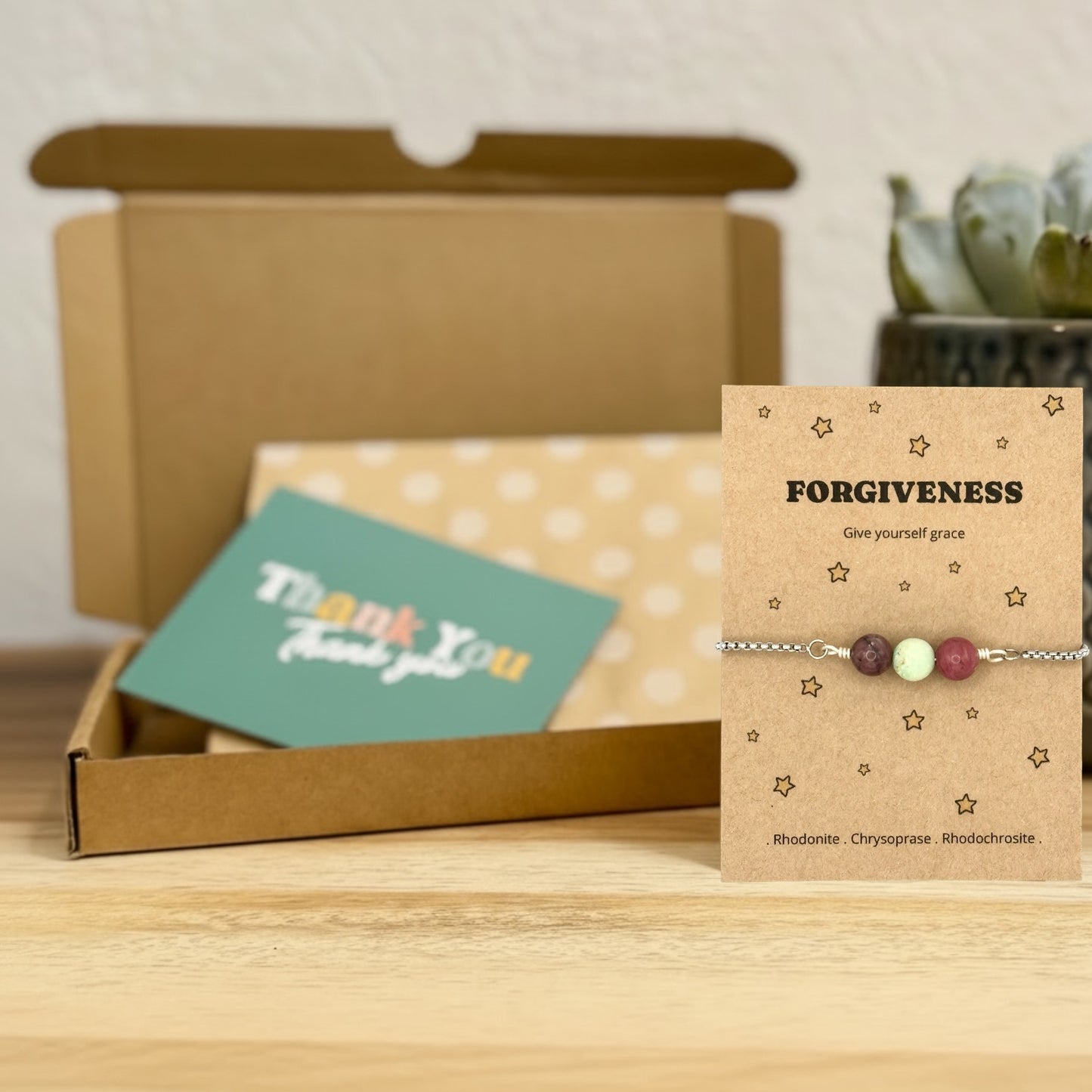 Be Kind to Yourself Bracelet, Self Forgiveness Gift, Letting Go Jewellery, Moving On Keepsake for Her