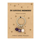 In Loving Memory Keyring, Personalised Memorial Gift, Bereavement Keepsake, Remembrance Gift for Loss, Sympathy Letterbox Gift