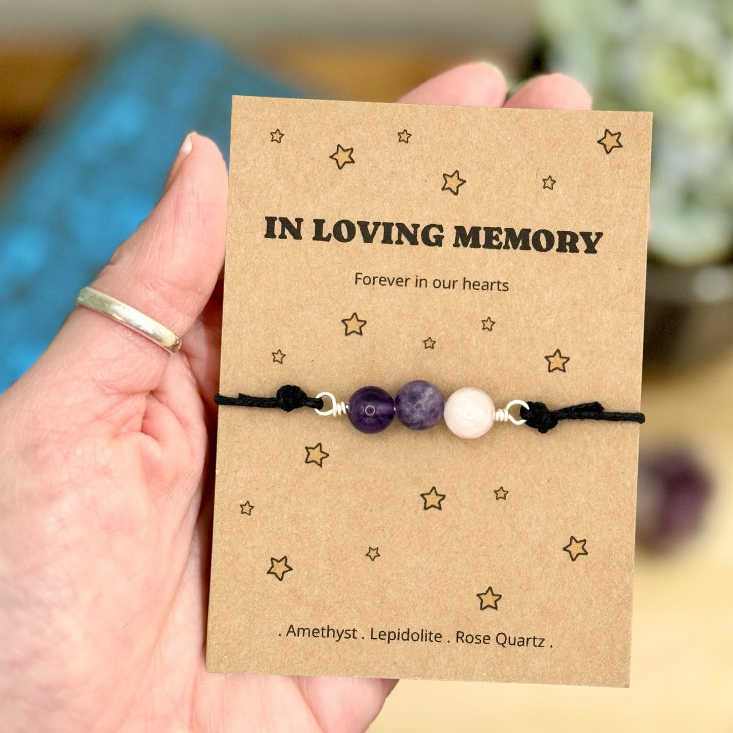 Personalised In Loving Memory Bracelet, Sympathy Gift, Memorial Keepsake, Remembrance Jewellery
