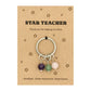 Thank You Teacher Keyring, Teaching Assistant Gift, SENCO Gift, End of Term Thank You, Star Teacher Keepsake