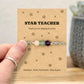 Star Teacher Thank You Bracelet, Teacher Gift for Her, End of Term Keepsake, Teaching Assistant Gift