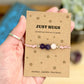 Just Hugs Friendship Bracelet, Thinking of You Crystal Wish Bracelet, Sympathy Support Gift, Emotional Care Gift for Her