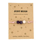 Just Hugs Friendship Bracelet, Thinking of You Crystal Wish Bracelet, Sympathy Support Gift, Emotional Care Gift for Her