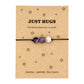 Personalised Just Hugs Crystal Bracelet Card, Thinking Of You Gift, Bereavement Support, Letterbox Comfort Gift
