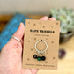 Safe Travel Gift, Personalised Keyring, Travel Protection Keepsake, Gap Year Gift, New Driver Gift, Flight Attendant Present