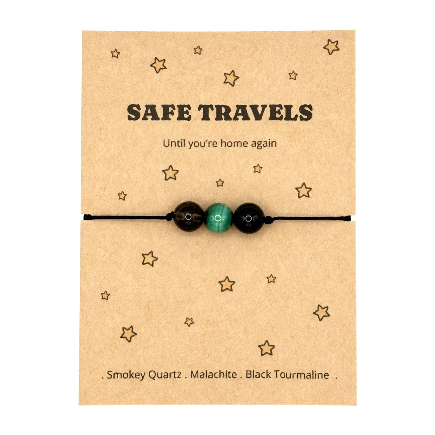 Safe Travel Gift, Personalised Bracelet, Travel Protection Keepsake, Gap Year Gift, New Driver Gift, Going Away Present
