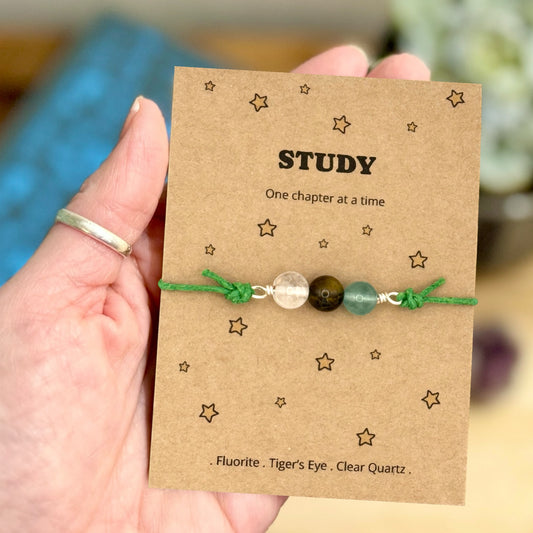 Study Motivation Bracelet Gift, Exam Revision Gift, University Student Gift, Focus and Concentration Keepsake