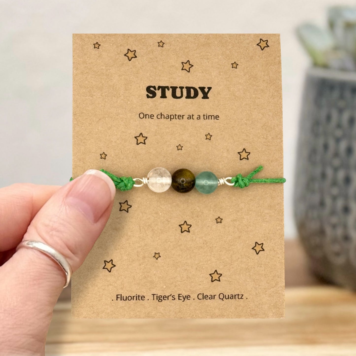 Study Motivation Bracelet Gift, Exam Revision Gift, University Student Gift, Focus and Concentration Keepsake
