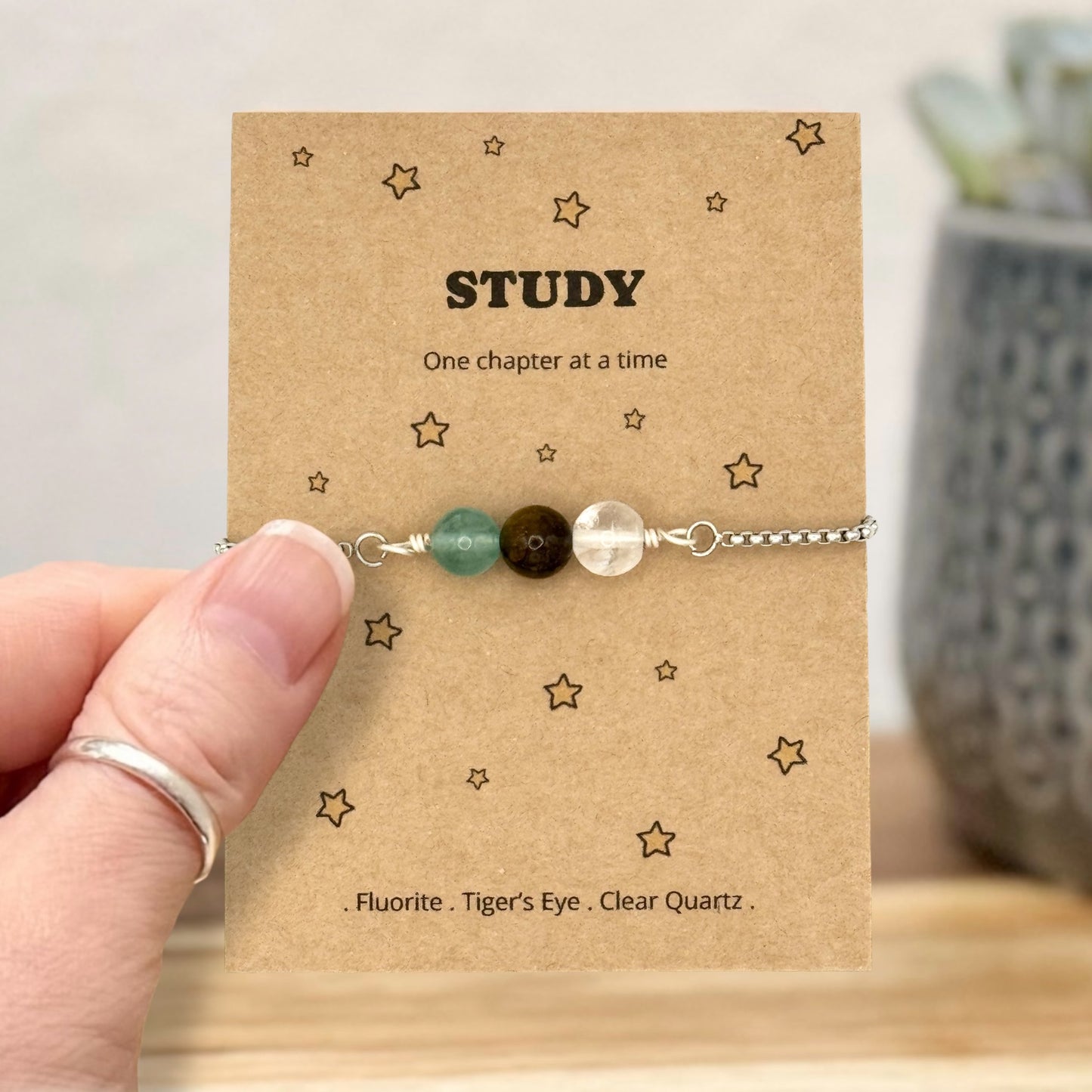 Study Motivation Bracelet Gift, Exam Revision Gift, University Student Gift, Focus and Concentration Keepsake