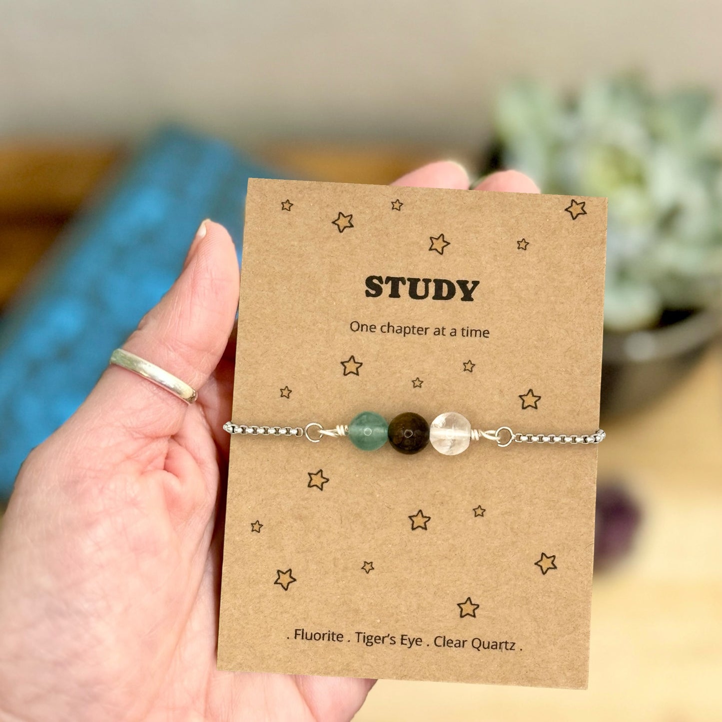 Study Motivation Bracelet Gift, Exam Revision Gift, University Student Gift, Focus and Concentration Keepsake