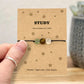Study Bracelet Gift, Study Motivation Gift, University Student Gift, Focus and Productivity Keepsake, Academic Motivation Gift