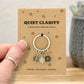 Quiet Clarity Crystal Keyring – Emotional Support & Thinking of You Gift