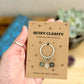 Quiet Clarity Crystal Keyring – Emotional Support & Thinking of You Gift