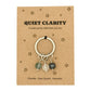 Quiet Clarity Crystal Keyring – Emotional Support & Thinking of You Gift