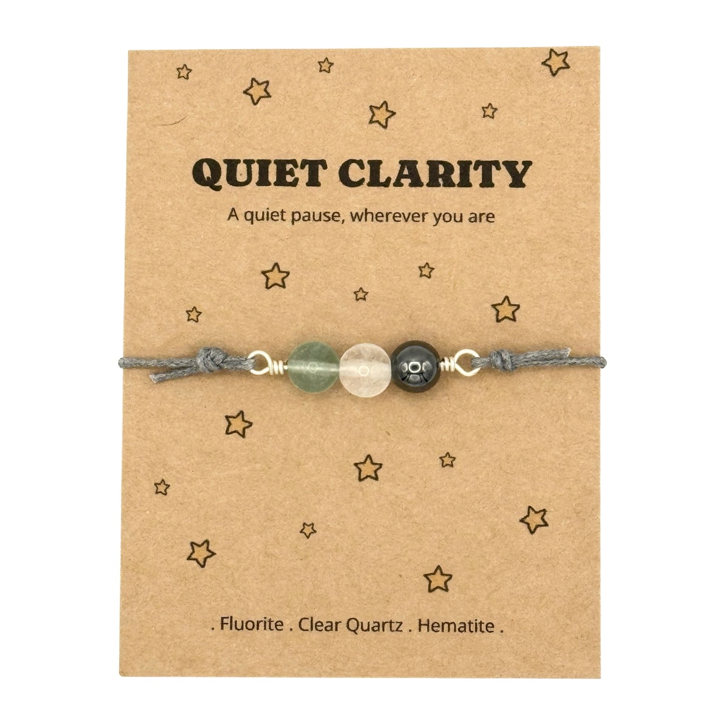 Quiet Clarity Crystal Bracelet – Thinking of You & University Gift
