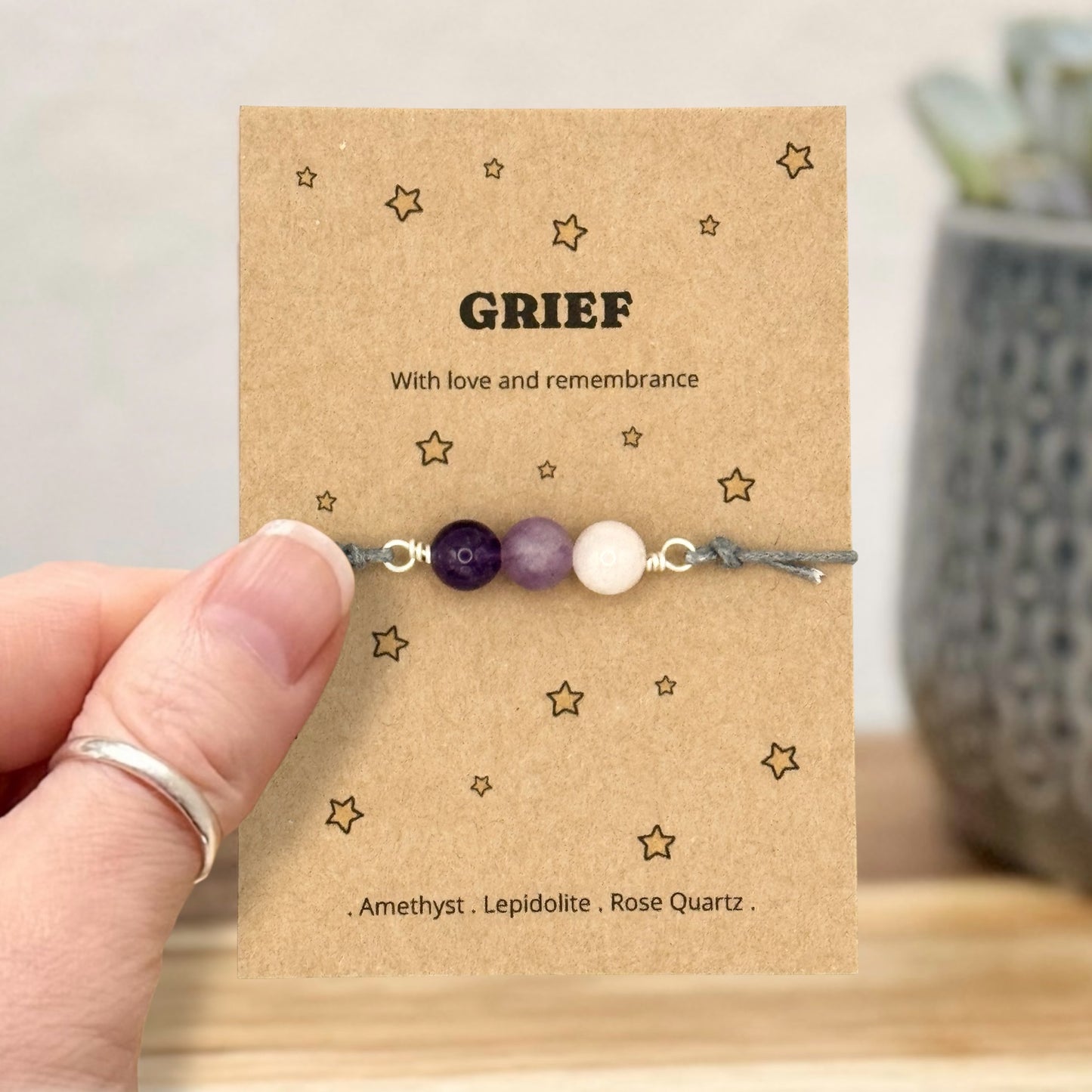 Sympathy Bracelet Gift For Grief, Thinking Of You Gift For Her, Bereavement Letterbox Gift, Remembrance Keepsake, Sorry For Your Loss Gift
