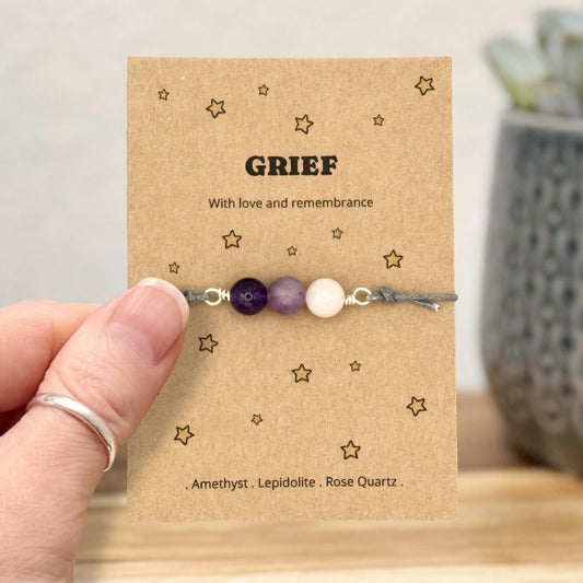 Sympathy Bracelet Gift For Grief, Thinking Of You Gift For Her, Bereavement Letterbox Gift, Remembrance Keepsake, Sorry For Your Loss Gift