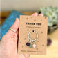 Thank You Gift, Personalised Keyring, Teacher Thank You Gift, Employee Appreciation Gift, Thank You Keepsake