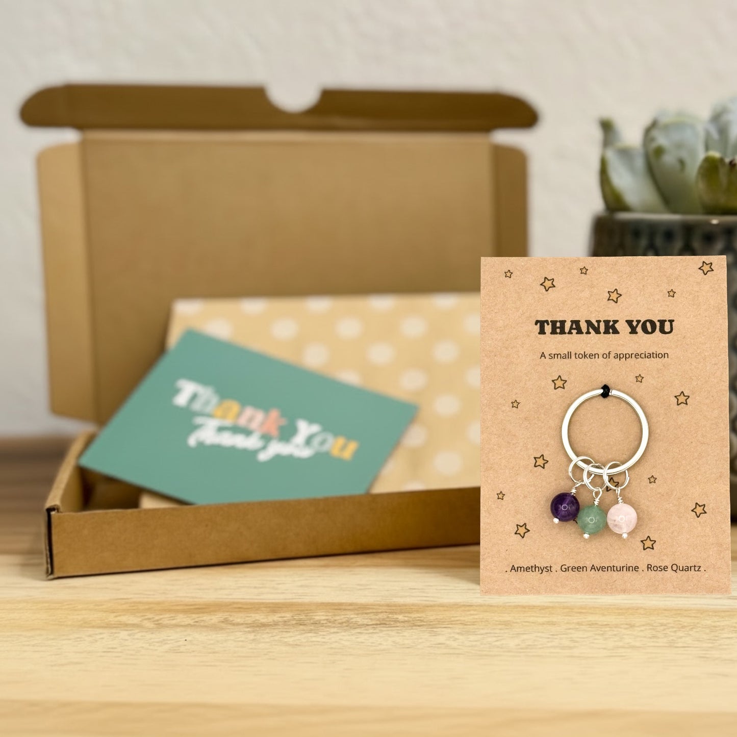 Thank You Gift, Personalised Keyring, Teacher Thank You Gift, Employee Appreciation Gift, Thank You Keepsake