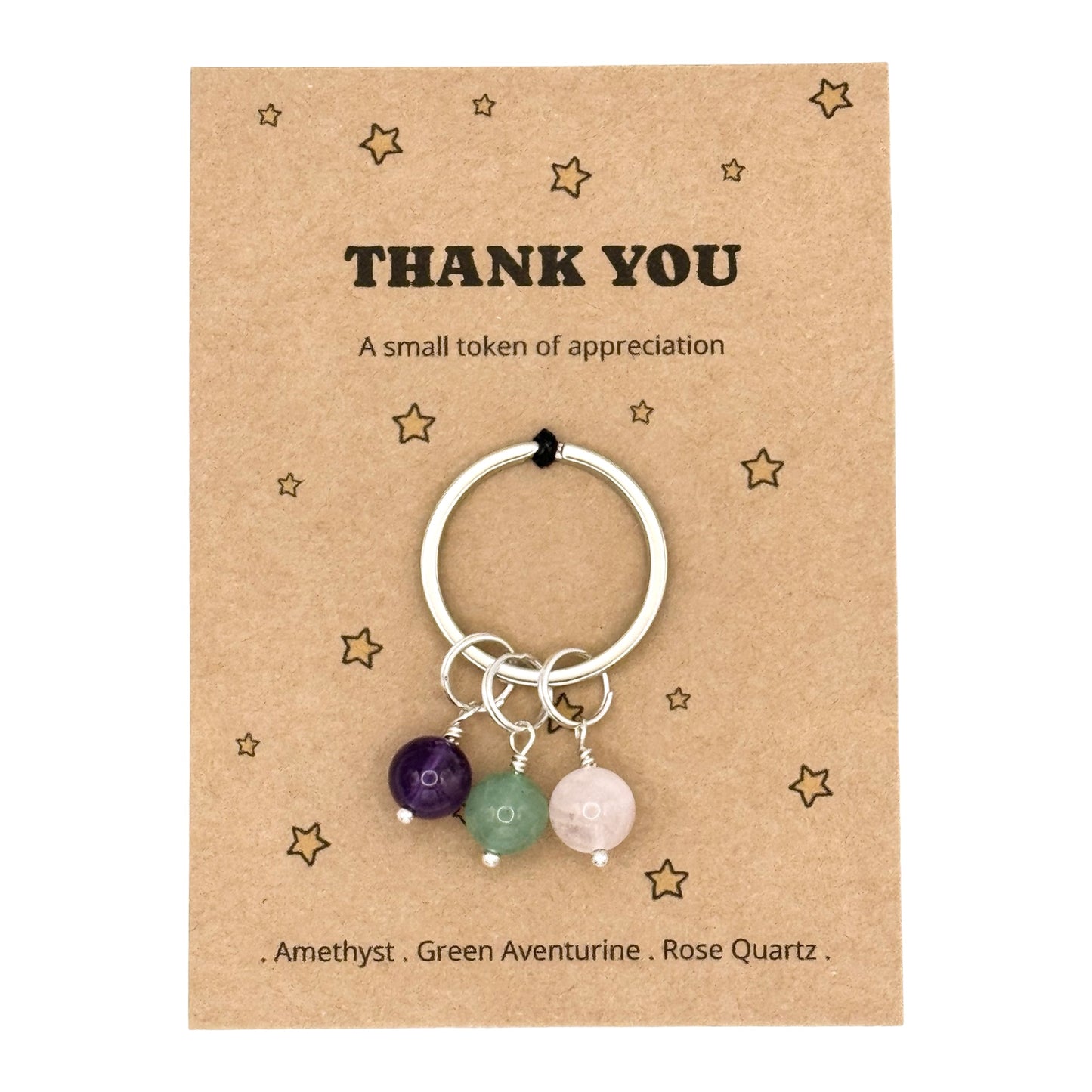 Thank You Gift, Personalised Keyring, Teacher Thank You Gift, Employee Appreciation Gift, Thank You Keepsake