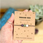 Thank You Bracelet Gift, Teacher Thank You Gift, Appreciation Gift for Friend or Colleague, Employee Appreciation, Work Anniversary Present