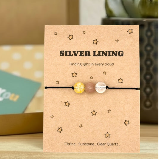 Silver Lining Crystal Bracelet – Divorce & Difficult Times Gift for Her
