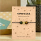 Adjustable Good Luck Crystal Bracelet – New Job, Exams & Driving Test Gift