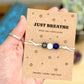 Just Breathe Crystal Bracelet – Calm & Relaxation Gift for Her