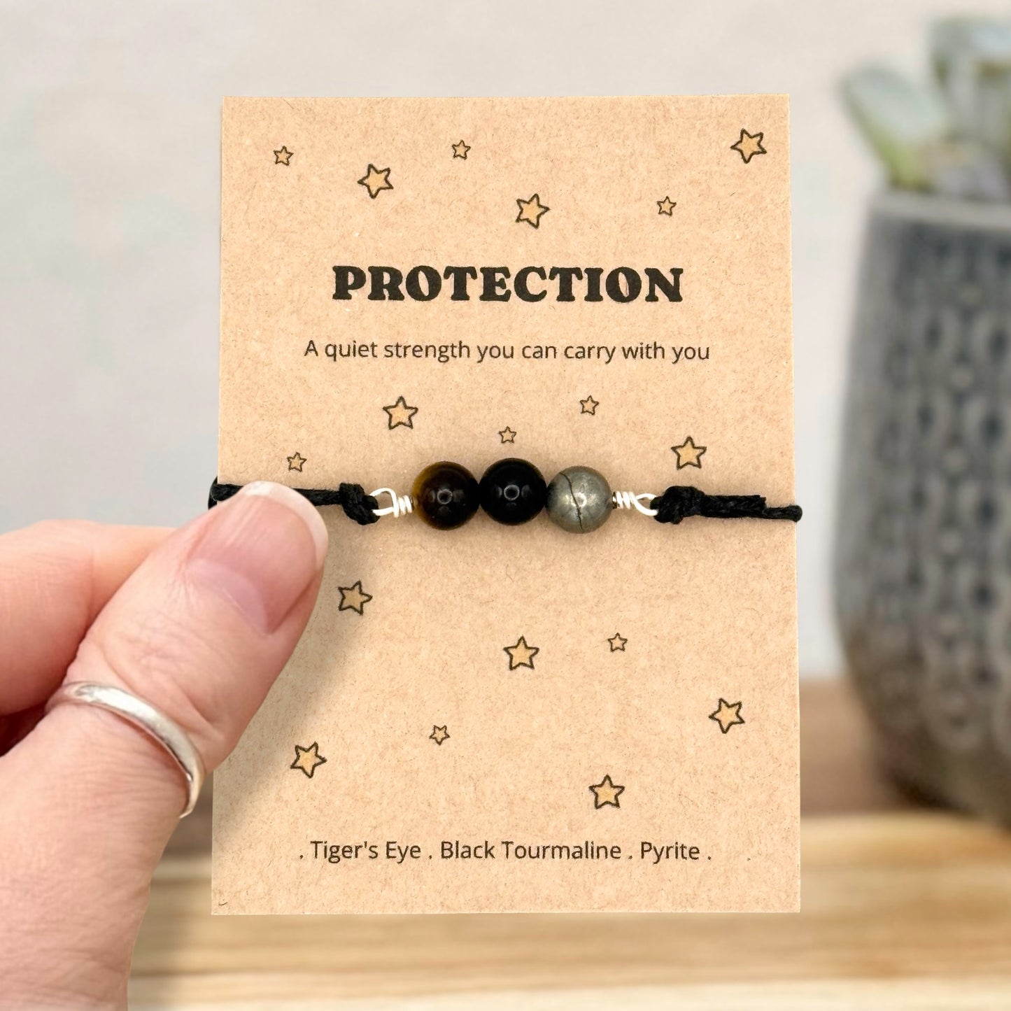 Protection Crystal Bracelet – Symbolic Protection Gift for Her