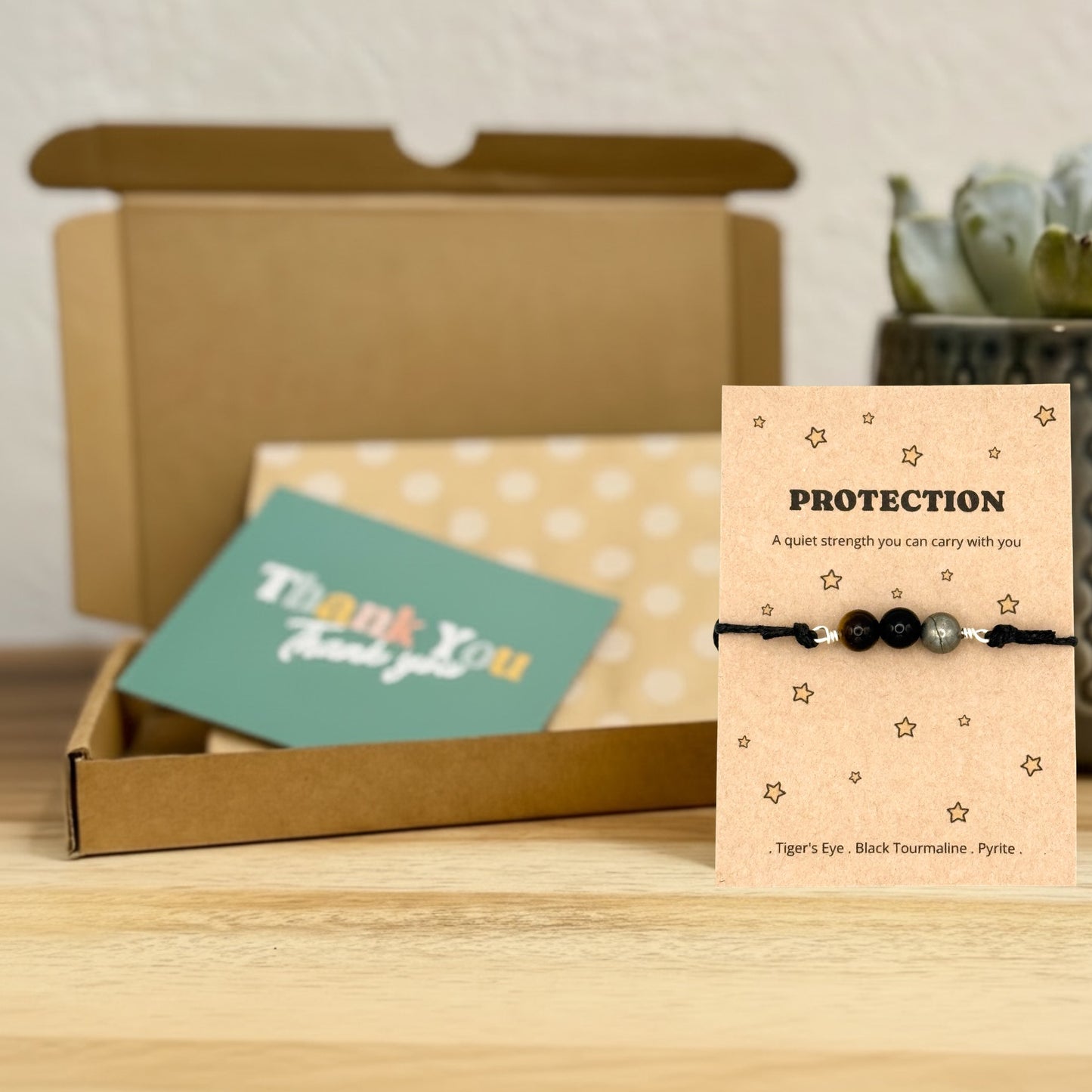 Protection Crystal Bracelet – Symbolic Protection Gift for Her