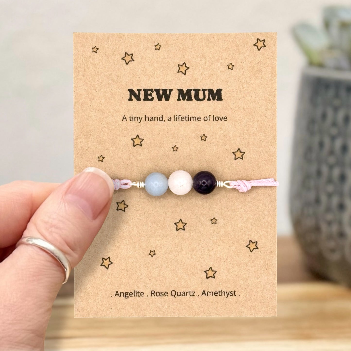 New Mum Crystal Bracelet – Motherhood Keepsake & Gift for Mum
