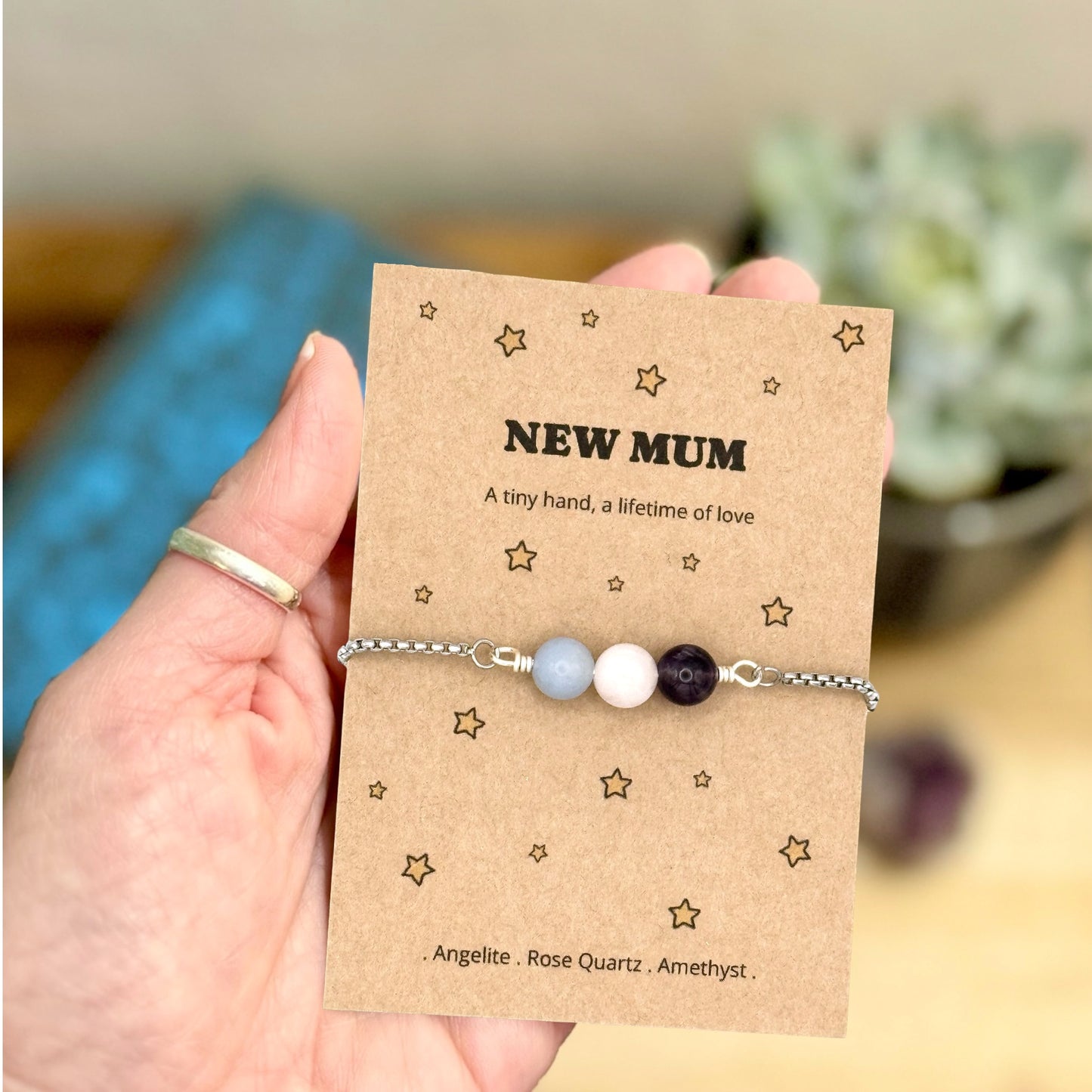 New Mum Crystal Bracelet – Motherhood Keepsake & Gift for Mum