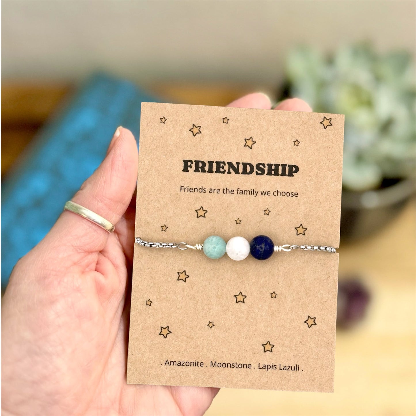 Friendship Crystal Bracelet – Special Friend & Chosen Family Gift