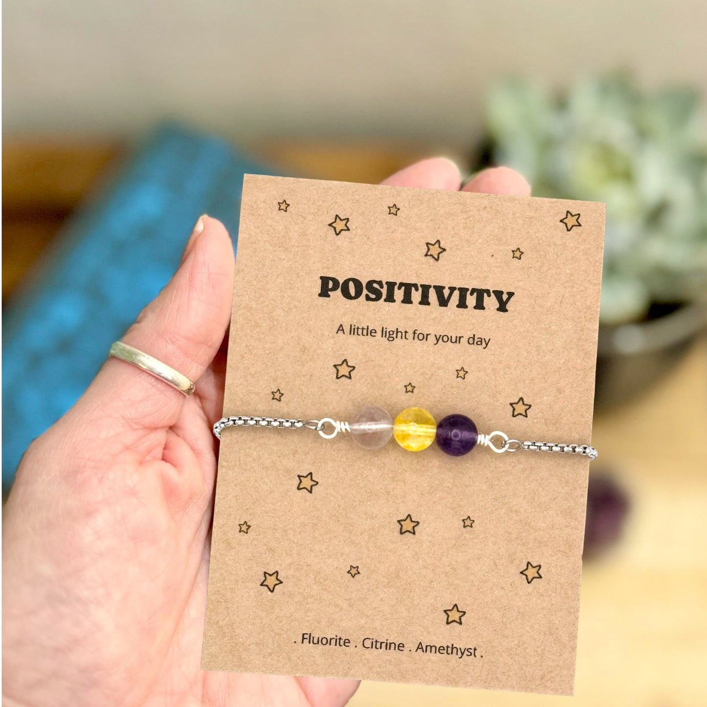 Positivity Crystal Bracelet – Little Pick Me Up Gift for Her