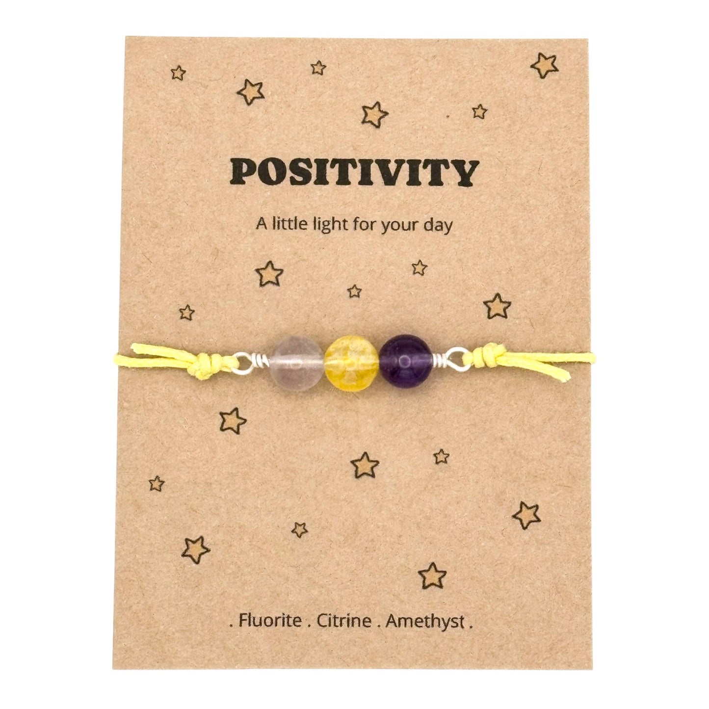 Positivity Crystal Bracelet – Little Pick Me Up Gift for Her