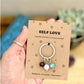 Self Love Crystal Keyring – Love Yourself Gift for Her