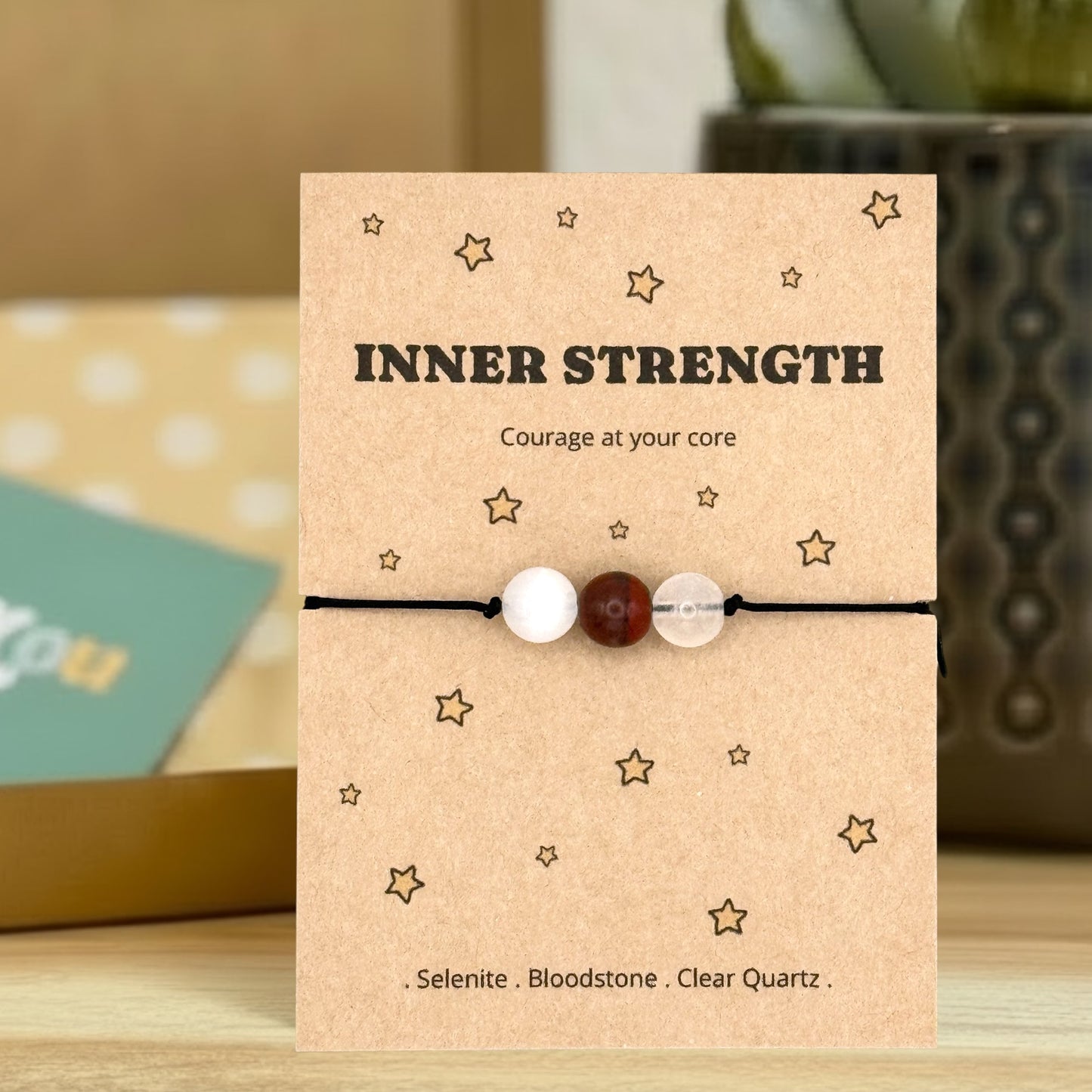 Inner Strength Crystal Bracelet – Keep Going Gift for Her